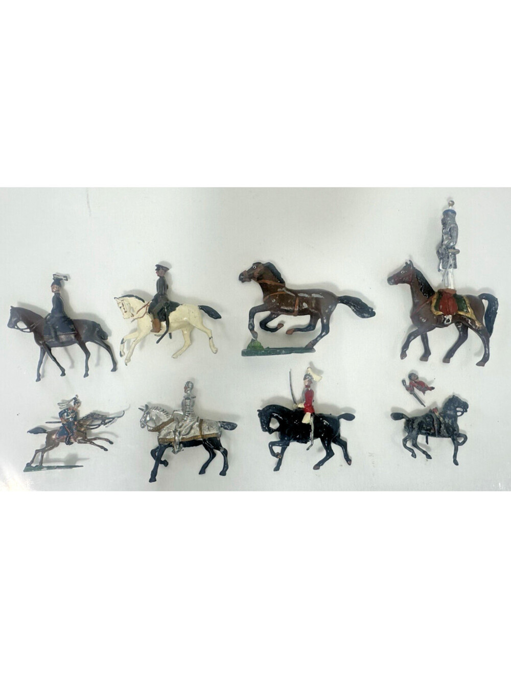 Vintage W Britain Lead Toy Soldier Lot 54mm Mounted Cavalry Lancer Knight